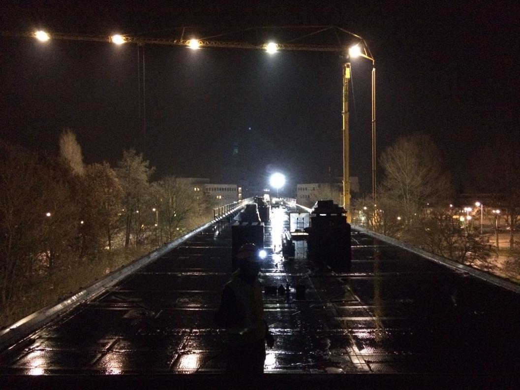 Reigersbos hijsen nacht