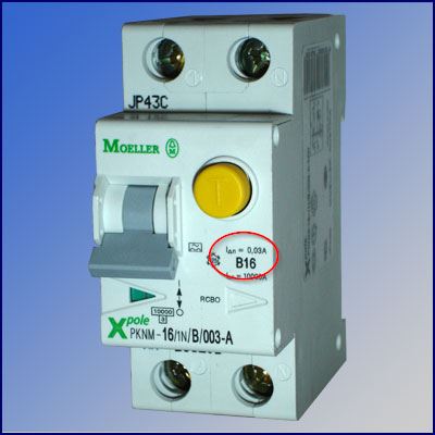 aardlekautomaat B16A 30mA