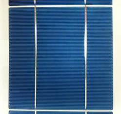 zonnecel met elektroden