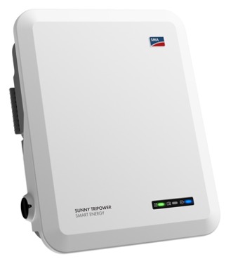 De Sunny Tripower Smart Energy is een driefasige omvormer voor zowel zonnepanelen als batterijen