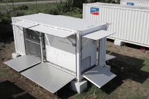 centrale batterij van SMA op St Eustatius