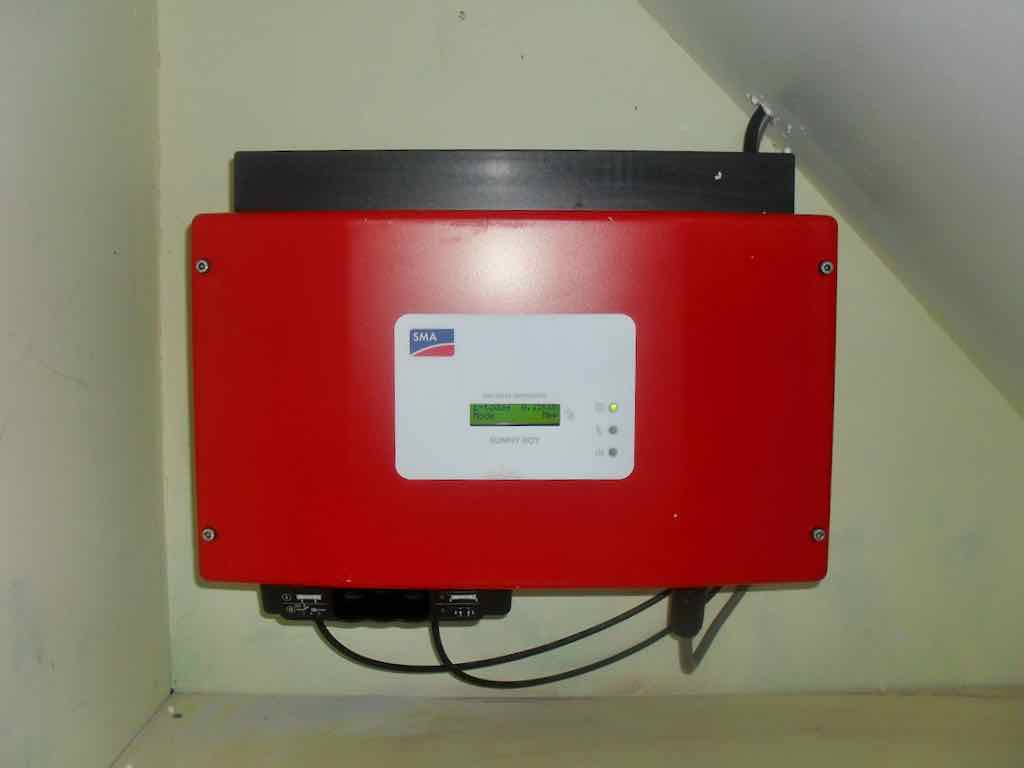 In 2011 plaatsten we veel van deze modellen: de SMA Sunny Boy 2100TL