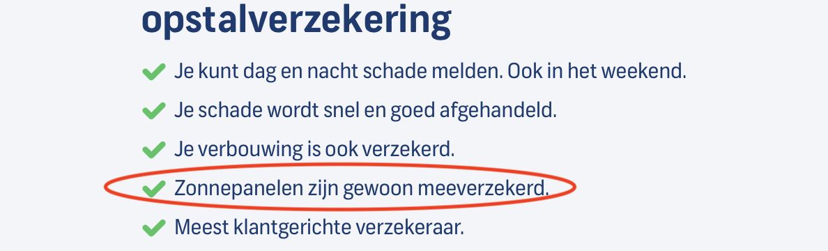 voorwaarden van polis opstalverzekering