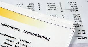 jaarafrekening energiebedrijf