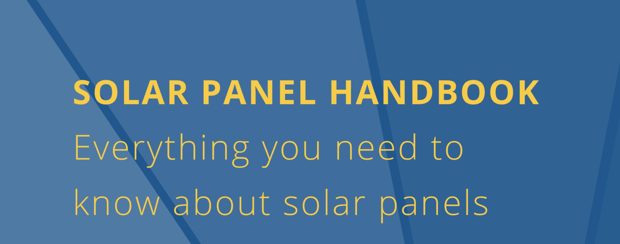 solar panel handbook