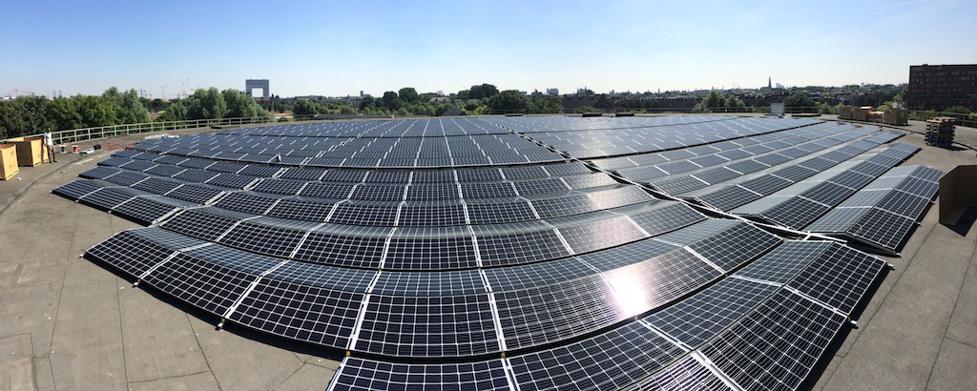 zonnepanelen gashouder 
