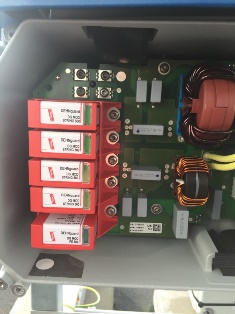 overspanningsmodules klasse 2 in SMA omvormer