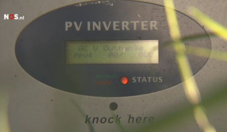 omvormer uit door hoge spanning