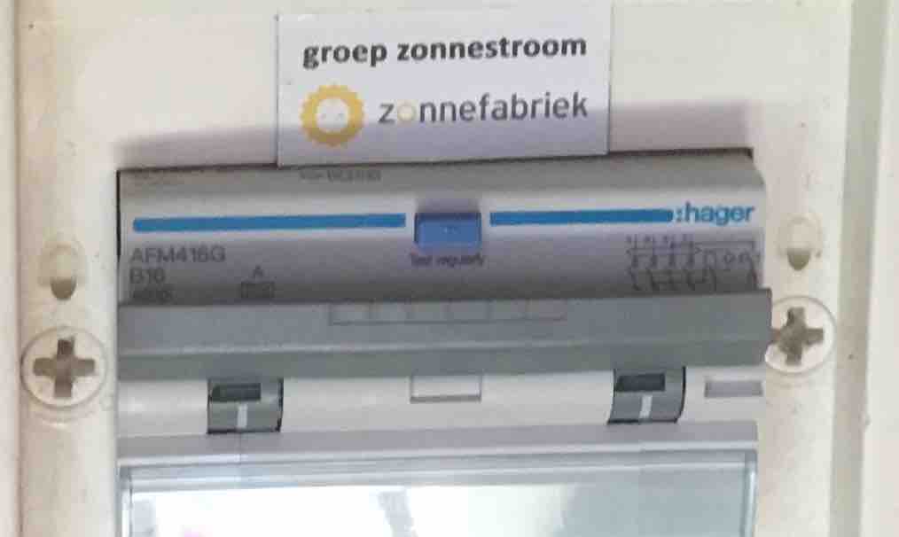 driefasen groep zonnestroom
