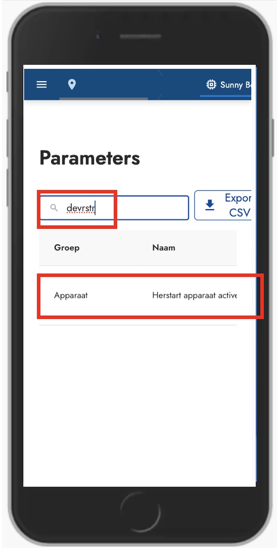 activate restart parameter